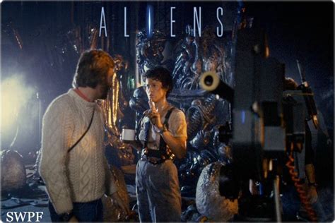 Actress Sigourney Weaver And Director James Cameron