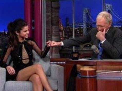 Selena Gomez David Letterman Both Made Bieber Cry