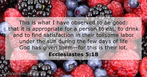 Besides the audio mp3, almost all features in kjv bible can be accessed without internet connection. July 6, 2018 - Bible verse of the day - Ecclesiastes 5:18 ...