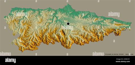 D Map Of Asturias Fotograf As E Im Genes De Alta Resoluci N Alamy