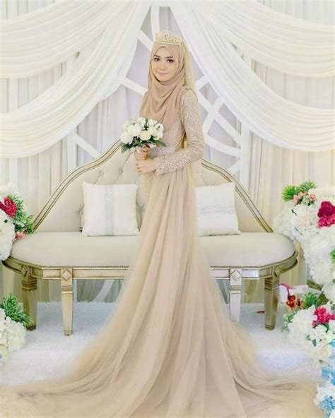 Baju Akad Nikah Simple Inspirasi Gaun Pengantin Muslimah Yang My Xxx Hot Girl
