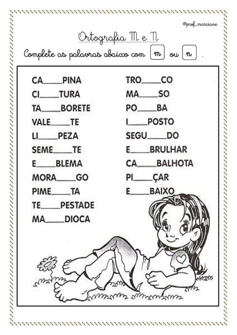 Atividades De Ortografia 3 Ano