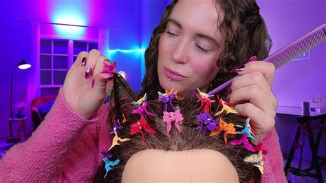 Asmr The Most Relaxing Scalp Scratch 🦋 Brushing Massage Plucking Youtube