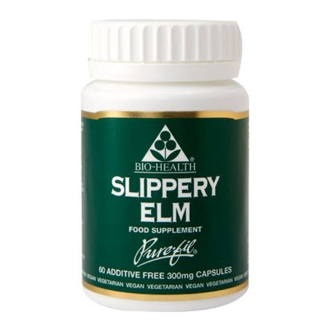 Bio H Slippery Elm Capsules 60’s Health Alone