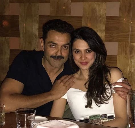 Bobby Deol With His Wife Tanya Bobby Bollywood Couples Celebrity