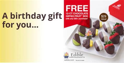 Novica, the impact marketplace, features a unique birthday gifts unique gift collection handcrafted by talented artisans worldwide. FREE Birthday Gift from Edible Arrangements - I Crave Free ...