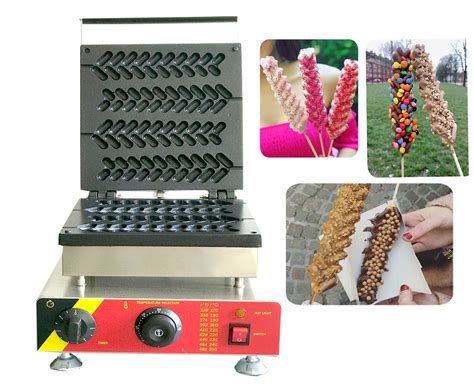 110v220v Commercial Stick Waffle Machine 6 Pcs Lolly Waffle Maker