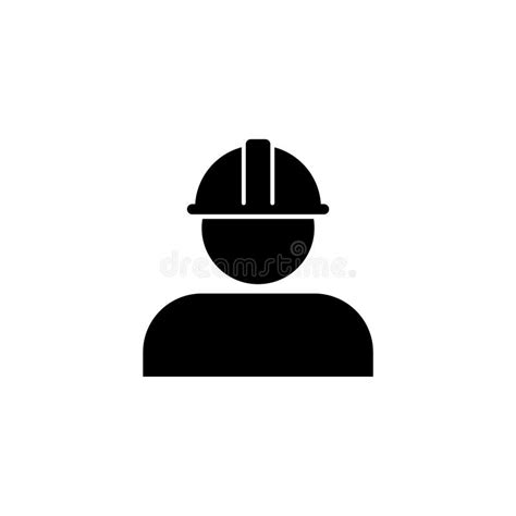 Contractor Icon Workers Icon Or Logo Stock Vector Illustration Of