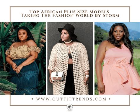 African Curvy Women 15 Fashionable African Plus Size Models