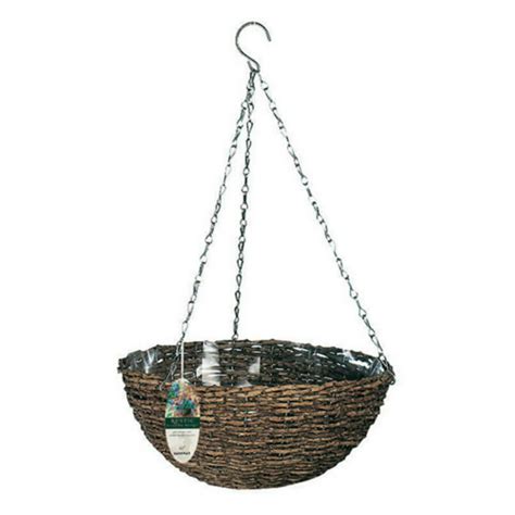 Gardman R450 14 Natural Rattan Hanging Baskets