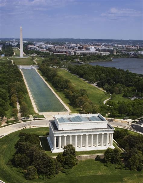 National Mall Lincoln Memorial And Washington Monument Washington Dc