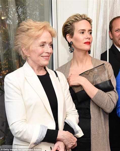 Sarah Paulson And Holland Taylor Step Out For Charity Reception In California Daily Mail Online