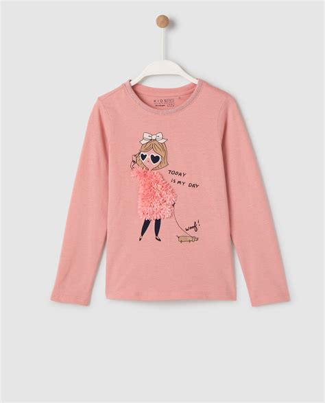 Camiseta De Niña Color Rosa Con Dibujo · Freestyle · El Corte Inglés