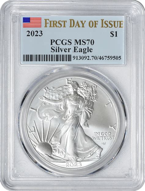 2023 1 American Silver Eagle Ms70 Early Releases Ngc