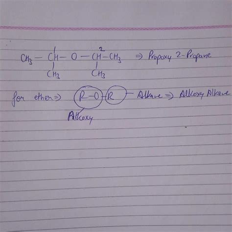 What Is The Iupac Name Of Di Isopropyl Etherasalicyaldehydebethyl