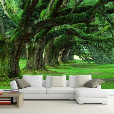Customized Any Size Wallpaper 3d Modern Natural Landscape Design Forest