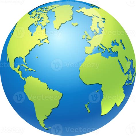 World Globe Earth Map 19053744 Png