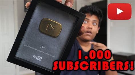 Diy 1000 Subscriber Play Button Youtube