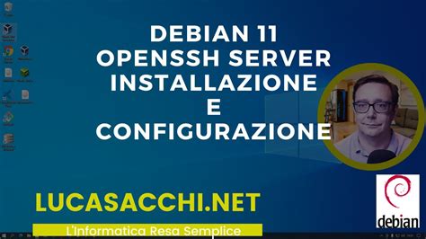 Come Installare OpenSSH Server In Debian 11 YouTube