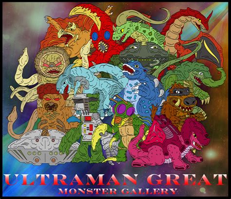 Ultraman Great Done 15 Kaijus By Earthbaragon On Deviantart