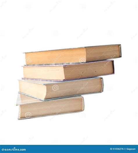 Four Books Stock Photo Image Of Isolated Page Blank 51036276