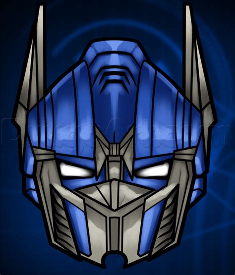 How To Draw Optimus Prime Easy Step By Step Characters