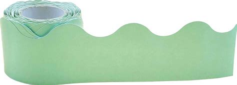 Mint Green Scalloped Rolled Border Trim Mint Green Scallop