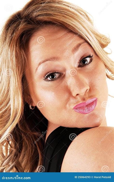 Girl Blowing Kiss Stock Image Image Of Cute Model 25064293