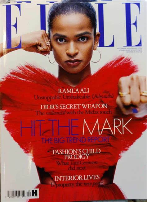 Elle Uk Magazine September 2021 Hit The Mark Single Issue Magazine