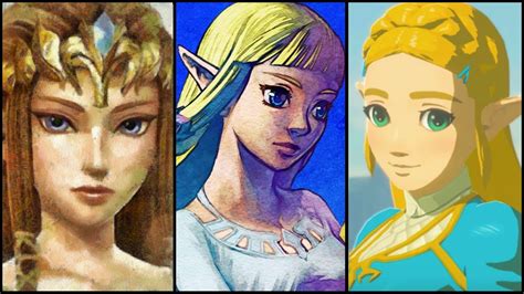 The Evolution Of Princess Zelda 1986 2019 Youtube