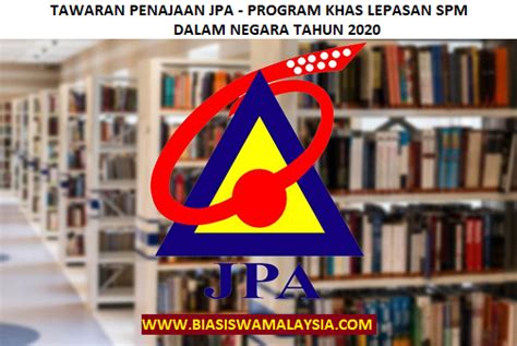Our scholarship holders will have access to the best learning experience at top universities per the bank's list of approved universities in economics, accounting, finance, actuarial. JPA Scholarship - Program Khas Lepasan SPM Dalam Negara ...