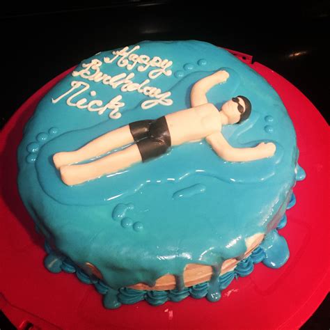 Swimmer Cake Swimming Swimmercake Swimmer Cake Cake Bakery
