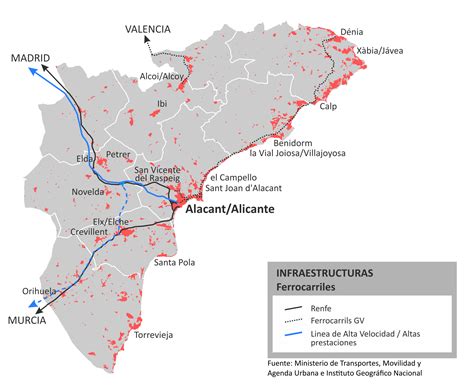 Alicante En Cifras Infraestructuras