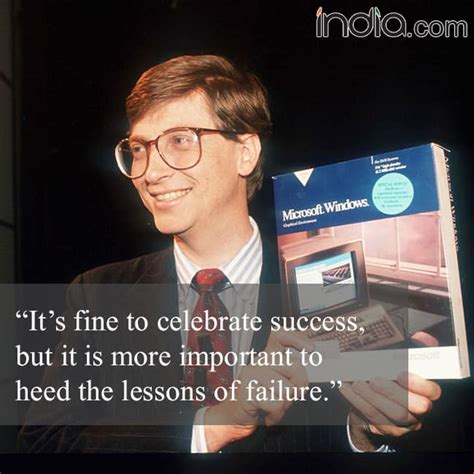 Inspirational Quote By Bill Gates On Success