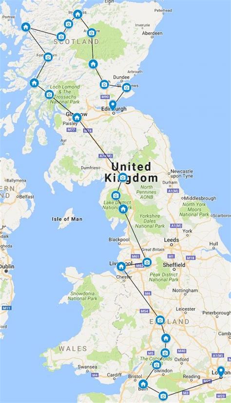 Tourist Map Of England And Scotland Travel News Best Tourist Places