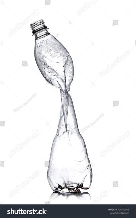 Smashed Empty Plastic Bottle Isolated On Stock Photo Shutterstock