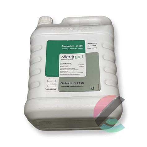 5 Litre Glutradex Cidex High Level Instrument Disinfectant