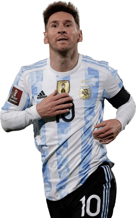 Lionel Messi Argentina Football Render Footyrenders