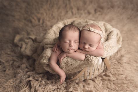 Houston Texas Newborn Twin Photoshoot Boy Girl Twins