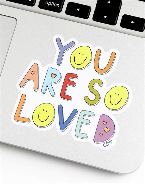 You Are So Loved Decal Sticker Callie Danielle Shop