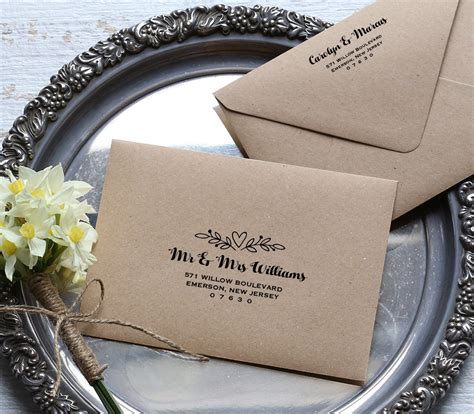 Printable Envelope Template Wedding Address Template