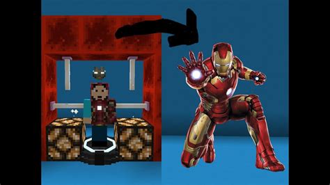 How To Become Iron Man In Minecraft Minecraft Mod Youtube