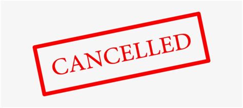 Cancelled Png Transparent Png 600x288 Free Download On Nicepng