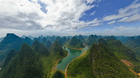 Hd Wallpaper China Guangxi Guilin Li River Mountains Limestone