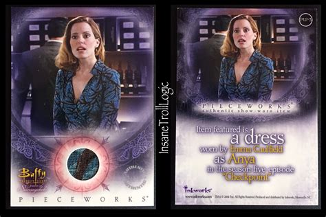 Inkworks Buffy Tvs Women Of Sunnydale Pw3 Dress Worn By Anya Pieceworks Card Emma