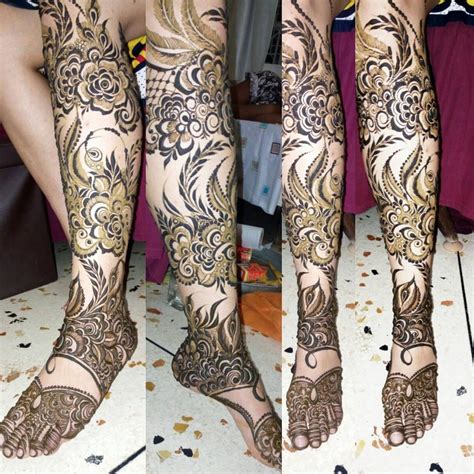 Tasmim Blog Simple Mehndi Designs For Legs Khafif