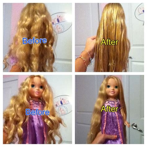 The Results Of The Fabric Softener Doll Hair Spray 2 Tbsps Of