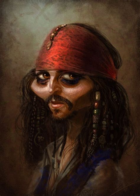 Caricature Collection Johnny Depp Pirate Caricature Celebrity