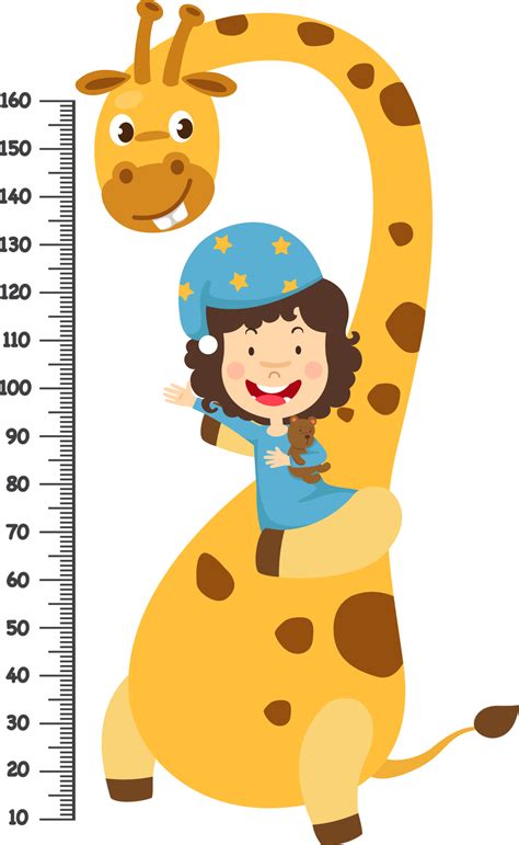 Free Meter Wall With Giraffe Costume Illustration 13452473 Png With