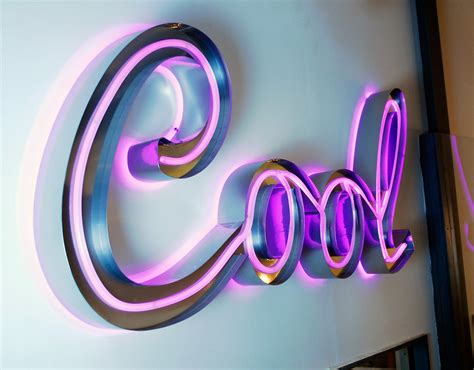 Faux Neon Letter Light Led Neon Style Marquee Lit Up Letter